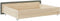 vidaXL - Opberglades - bed - 2 - st - bewerkt - hout - en - fluweel - lichtgrijs