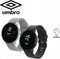 Umbro Smartwatch - Activity Tracker Bluetooth – Sporthorloge met Stappenteller en Thermometer - Zwart