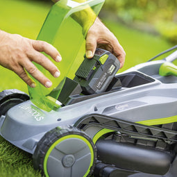 LUX 20V - Grasmaaier 33cm - Incl. 4.0Ah accu en lader - 35L opvangbak
