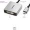 Marmitek 08372 - USB-C naar DVI adapter - 15 cm - Zilver Zwart