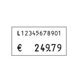 Klika - Prijstang 20.37 voor 37x19mm