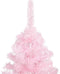 vidaXL - Kunstkerstboom - met - standaard - 240 - cm - PVC - roze