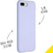 Accezz iPhone 7 Plus / 8 Plus - Back Cover - Liquid Silicone - Schokabsorberend - Paars