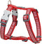 Hondentuigje Red Dingo Bot Reflecterend 46-76 cm Rood
