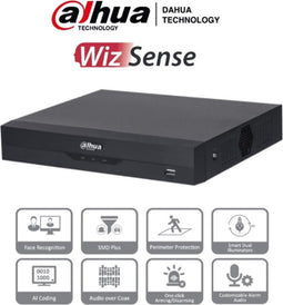 Dahua Technology XVR5104HS-I3 - Videorecorder 4 kanalen - 1920 x 1080 Pixels H.264 H.265 - Zwart