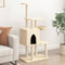vidaXL - Kattenmeubel - met - sisal - krabpalen - 131 - cm - donkergrijs