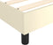 vidaXL - Bedframe - kunstleer - crèmekleurig - 160x200 - cm