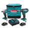 Makita DLX2339SY Accu Combiset 2-delig (DTD156 + DDF482) 18V 1.5Ah in Tas