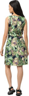 Jack Wolfskin PARADISE DRESS - Mouwloze jurk van gerecycled polyester - Midnight blue all over (2021)