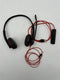 Poly C3225 USB-A - Hoofdtelefoon met microfoon - Ruisonderdrukkend - Zwart Rood