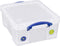 Really Useful Box opbergdoos - Opbergbox met deksel 18 liter - Transparant