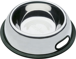 Ferplast Nova KC76 - Voerbak RVS - Antisliprubber - Zilver