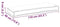 vidaXL - Ligbedkussen - voor - Bank - Crème - 110x40x8 - cm - Oxford - Stof