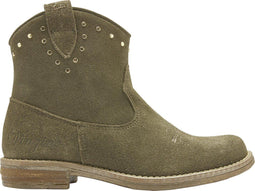 VINGINO OMILLA - Enkellaarsjes - Waxed suede - Groen - Maat 38