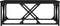 vidaXL - Salontafel - 70x70x30 - cm - bewerkt - hout - zwart