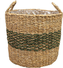 Ter Steege Plantenmand voor Binnen Zeegras Beige-Groen D 31 cm H 31 cm