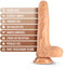 Realistische Dildo Blush Dr Skin Siliconen ABS Ø 3,5 cm (13,9 cm) (19,6 cm)
