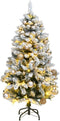 vidaXL - Kunstkerstboom - met - scharnieren - 150 - LED's - en - kerstballen - 150 - cm