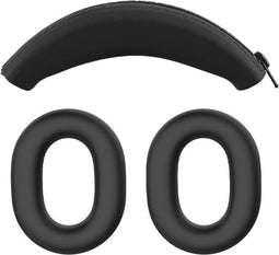 Somstyle Cover Geschikt voor Sony WH-1000XM4 & WH-1000XM3 Koptelefoon - Siliconen Hoes voor Oorkussens & Hoofdband - Zwart