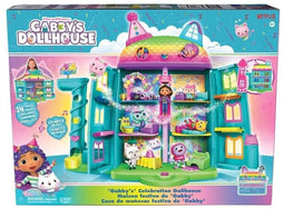 Gabby's Poppenhuis - Magisch Poppenhuis - 60cm hoog met Gabby en Pandy figuren - Inclusief 8 meubeltjes en 3 accessoires