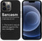 iMoshion Hoesje Geschikt voor iPhone 13 Pro Hoesje Siliconen - iMoshion Design hoesje - Zwart / Sarcasm