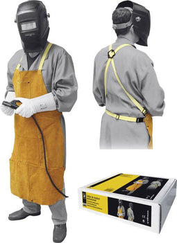 Toparc 045217 Professioneel lasschort Materiaal: Leer
