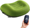 Travelhawk Reiskussen - Opblaasbaar Kampeer Kussen - Ultralicht Ergonomisch Groen