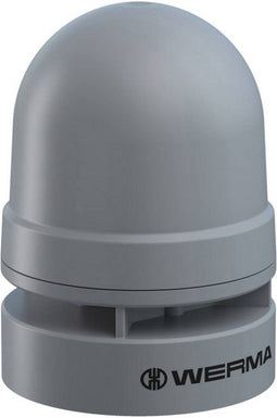 Werma Signaltechnik Sirene 160.700.75 Mini Sounder Dauer/Puls 24VAC/DC GY Pulstoon, Continugeluid 24 V 95 dB