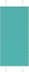 vidaXL - Plissé - rolgordijn - 55x150 - cm - stofbreedte - 54,4 - cm - petrol - groen