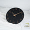 Tyme Wandklok - Analoog - Fluisterstil - 20cm - Zwart Hout