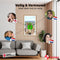 Denver PFF3263 - Digitale Fotolijst 32 inch - Full HD IPS Touchscreen - Frameo App - Hout