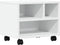 vidaXL - Printerkastje - met - wielen - 41x32x34,5 - cm - wit