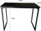 Bureau Stoer - laptoptafel - computertafel - industrieel vintage - zwart