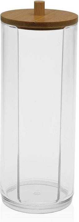 Dispenser Versa Wattenschijfjes Bamboe polyestyreen (Bad en Douche)