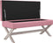 vidaXL - Opbergkruk - 110x45x49 - cm - fluweel - roze