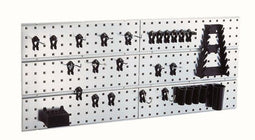 Raaco Super Clip - Gereedschapsborden 2 panelen - 28 Super Clips - 52x44 cm