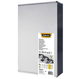 Fellowes bindruggen metaal 12 mm zwart, 100 stuks