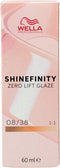 Permanente kleur Wella Shinefinity Nº 08/38 (60 ml)