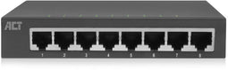 ACT AC4418 - Gigabit Ethernet Switch - 8 Poorten - Unmanaged - Aluminium Behuizing