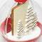ZEP - Foto Kerstbal Rood Jenell voor foto formaat 3,5 x 4,5 cm - rond 10 cm - LS449