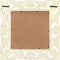 vidaXL - Spiegel - handgesneden - 50x50 - cm - massief - mangohout - wit