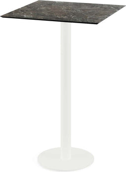 Urban Statafel Wit Frame + Galaxy Marble HPL 70x70 cm - Essentials 130051577