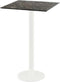 Urban Statafel Wit Frame + Galaxy Marble HPL 70x70 cm - Essentials 130051577