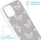 iMoshion Hoesje Geschikt voor iPhone 13 Hoesje Siliconen - iMoshion Design hoesje - Grijs / Butterfly