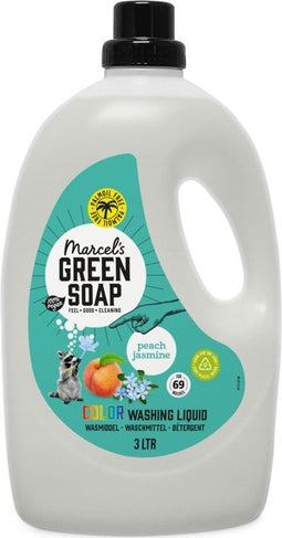 Marcel's Green Soap - Vloeibaar Wasmiddel - Perzik & Jasmijn - 3L - 69 wasbeurten