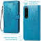 iMoshion Hoesje Geschikt voor Sony Xperia 1 IV Hoesje Met Pasjeshouder - iMoshion Mandala Bookcase - Turquoise