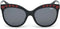 Victoria's Secret PK0009 5701A - Zonnebril - Zwartkleurig/Grijs - 57 mm