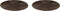 Palmer Bord Jungle Aurora 27 cm Groen Bruin Stoneware 2 stuk(s)