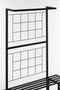 Mica Decorations Greenrax Plantenstandaard - L90 x B44 x H190 cm - Metaal - Zwart