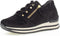 Gabor 76.527 - Dames Sneakers - Suède met rits - Zwart - Maat 37